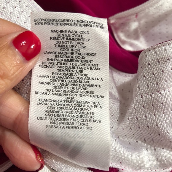 Adidas Raspberry 2 Way Zip Jacket - Picture 6 of 7